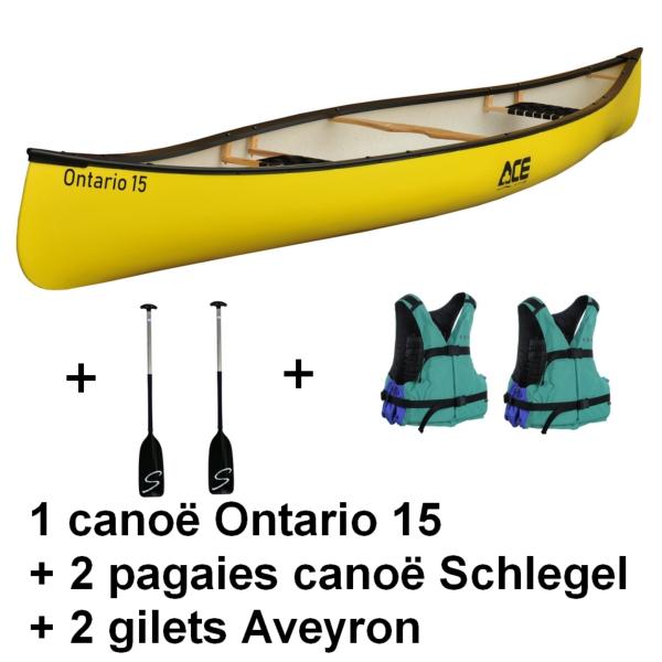 Pack canoë Ontario 15 ACE